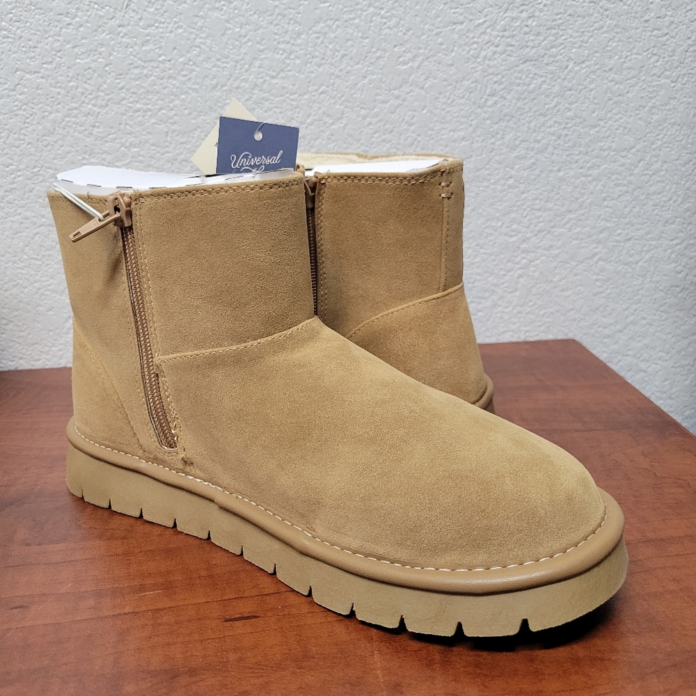 Universal Thread Women May Boots With Memory Foam Tan NWOB - Picture 4 of 9